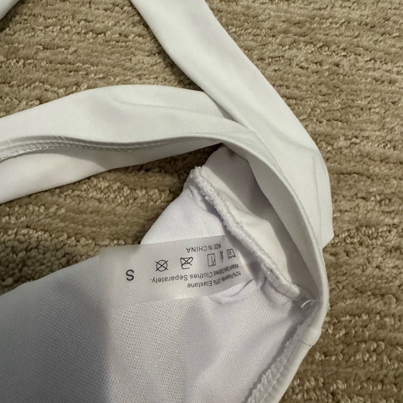 Shein Women's One Piece Swimsuit Sexy Asymmetric Pure Color Mono-Bikini - Picture 5 of 5